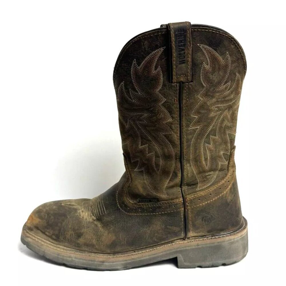 Wolverine Mens Rancher Steel Toe Work Boot Size 11.5EW